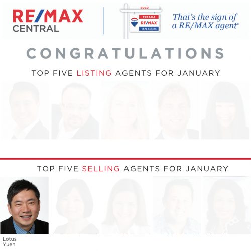 Top 5 Selling Agents – Lotus Yuen PREC Remax Central